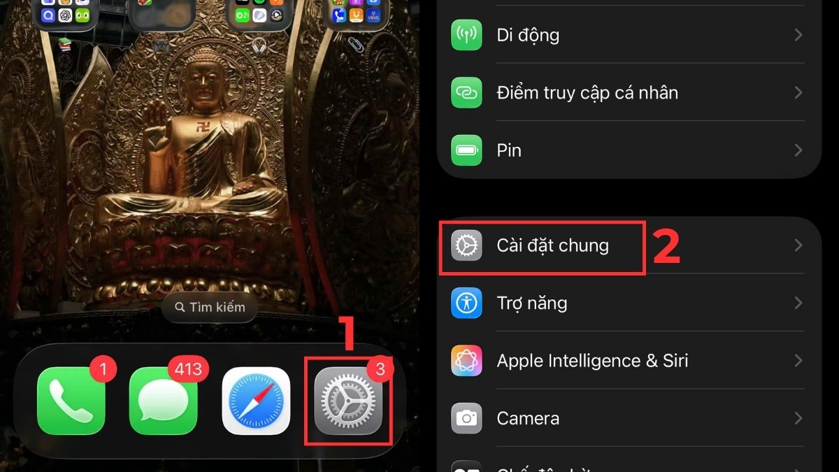 Cách tra phiên bản iPhone 17 trước khi gắn SIM - bước 1 Cách tra phiên bản iPhone 17 trước khi gắn SIM - bước 1
