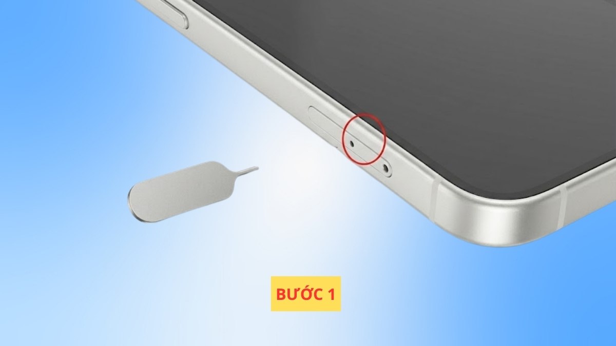 Cách gắn SIM vật lý vào iPhone 17 đơn giản - bước 1 Cách gắn SIM vật lý vào iPhone 17 đơn giản - bước 1