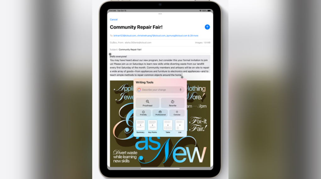 iPad mini 7 5G 128GB - Công cụ Viết tiện lợi