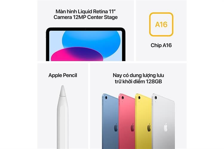 iPad A16 5G 128GB - Ảnh 14