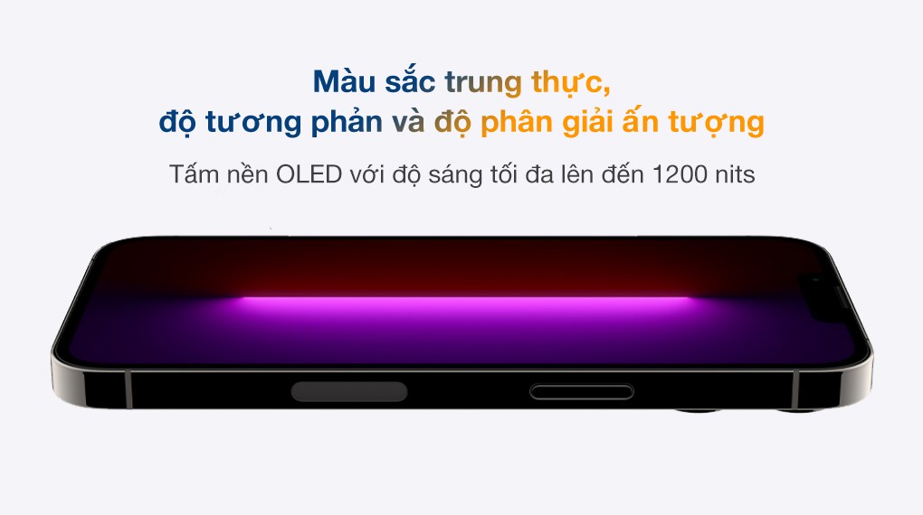 Tấm nền OLED sắc nét, độ sáng cao