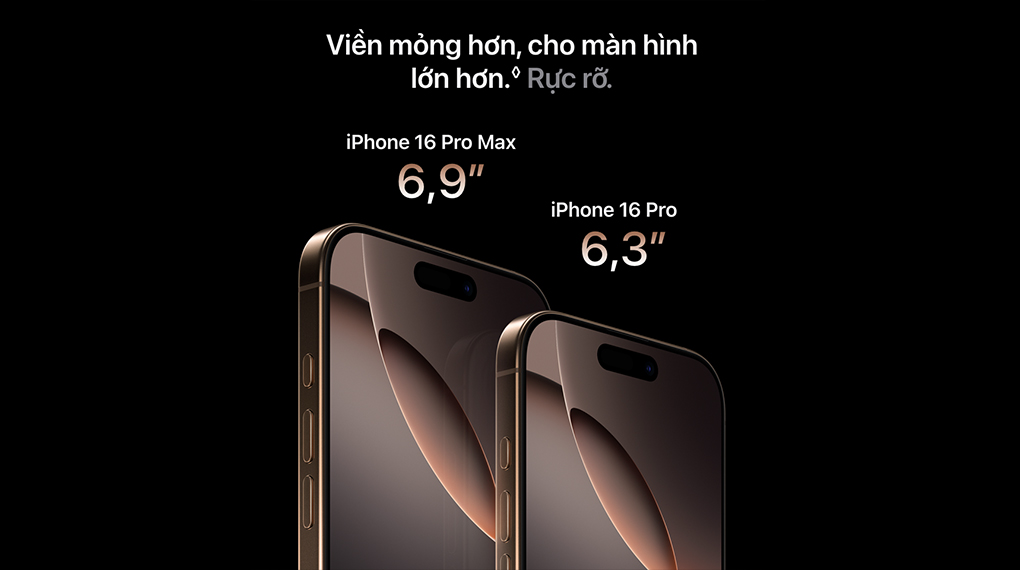 iPhone 16 Pro Max - Màn hình (Nguồn: Apple.com) iPhone 16 Pro Max - Màn hình (Nguồn: Apple.com)