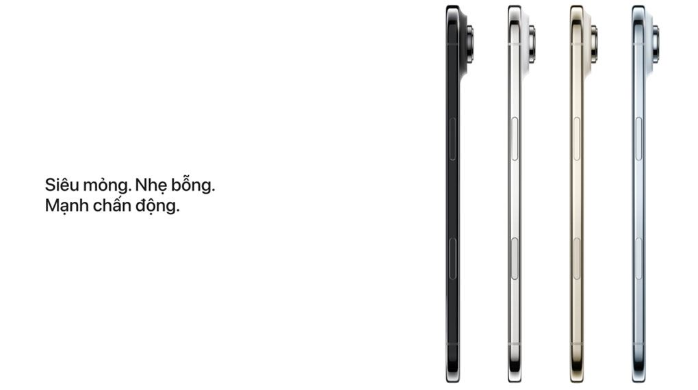 iPhone Air 256GB - Màu sắc (Nguồn: Apple.vn)