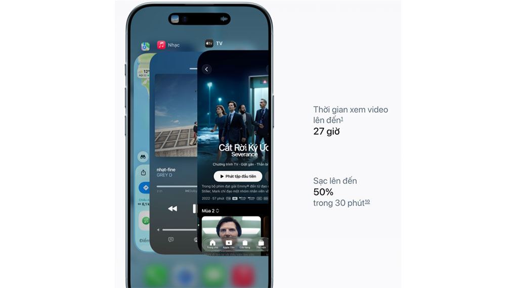 iPhone Air 256GB - Pin (Nguồn: Apple.vn)