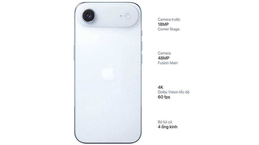 iPhone Air 256GB - Camera (Nguồn: Apple.vn)
