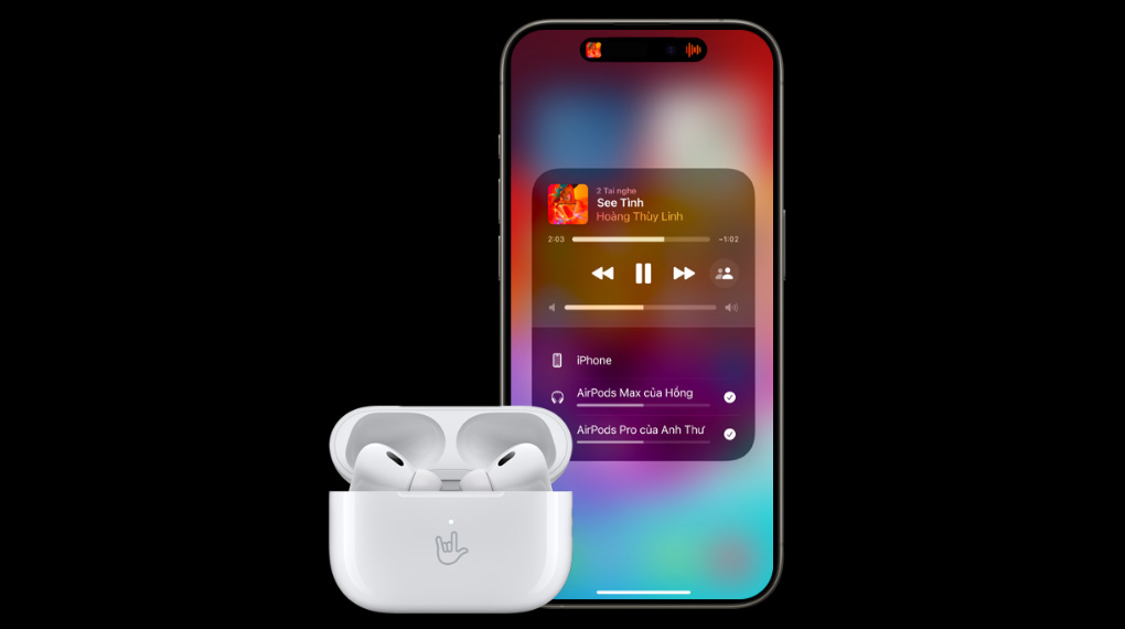 Tai nghe Bluetooth AirPods Pro (2nd Gen) USB-C Charge Apple - Thiết kế nhỏ gọn, kiểu dáng thời thượng Tai nghe Bluetooth AirPods Pro (2nd Gen) USB-C Charge Apple - Thiết kế nhỏ gọn, kiểu dáng thời thượng