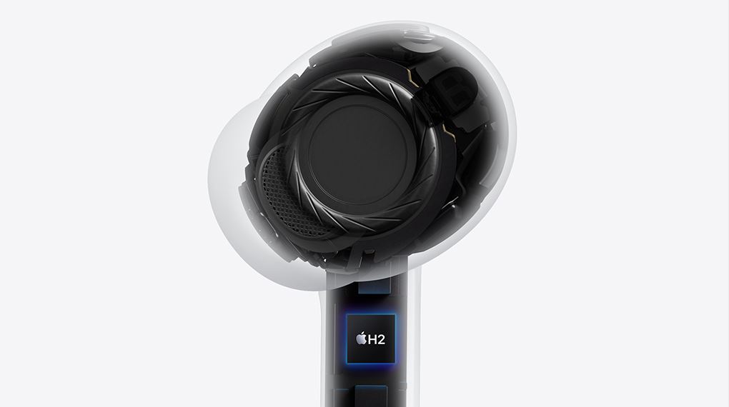 AirPods Pro 3 - Chip H2 (Nguồn: Apple.com) AirPods Pro 3 - Chip H2 (Nguồn: Apple.com)