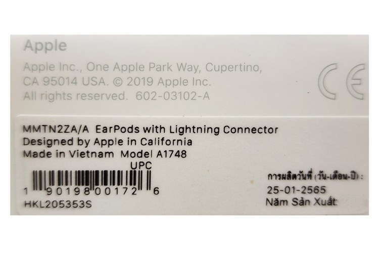 Tai nghe Có Dây Apple MMTN2 - Ảnh 7