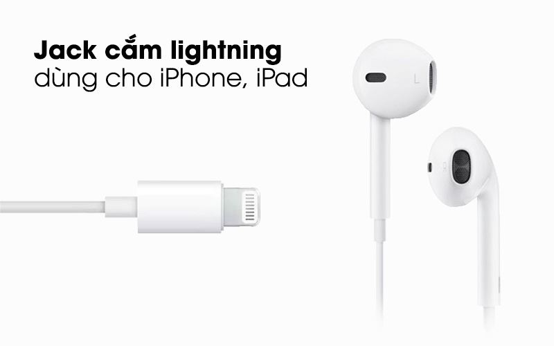 Jack cấm lightning - Tai nghe Có Dây Apple MMTN2 Jack cấm lightning - Tai nghe Có Dây Apple MMTN2