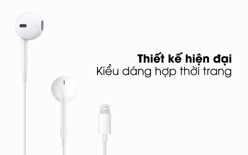 Thiết kế trẻ trung - Tai nghe Có Dây Apple MMTN2 Thiết kế trẻ trung - Tai nghe Có Dây Apple MMTN2
