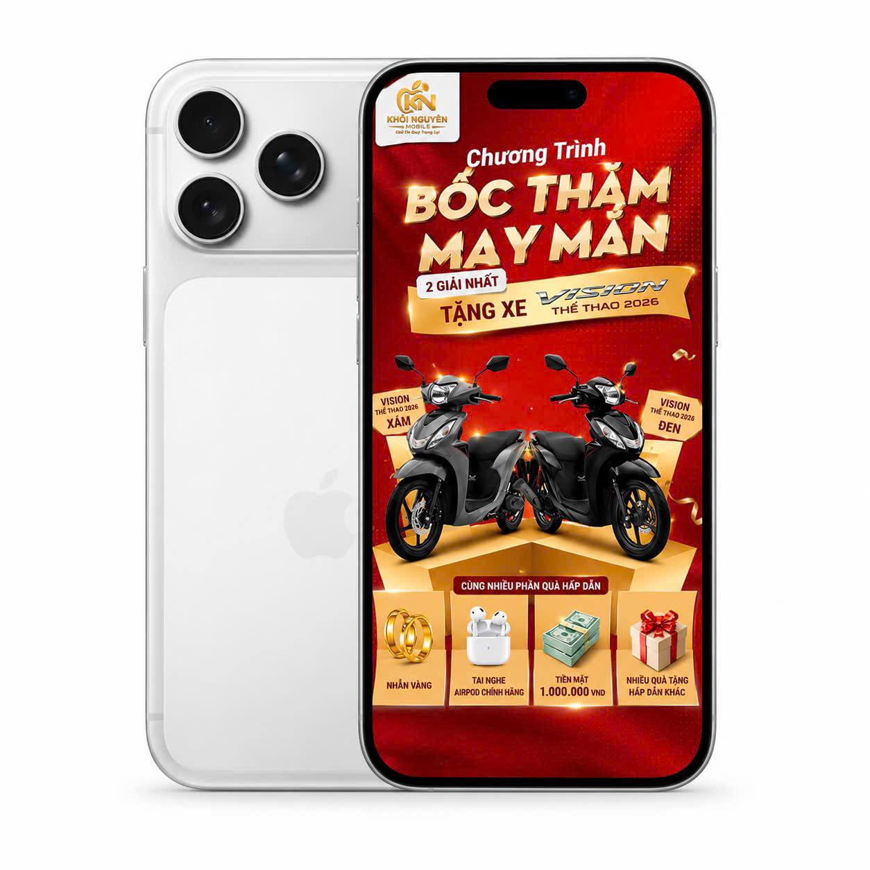 iPhone 17 Pro Max Zin chất - Không Zin tặng máy